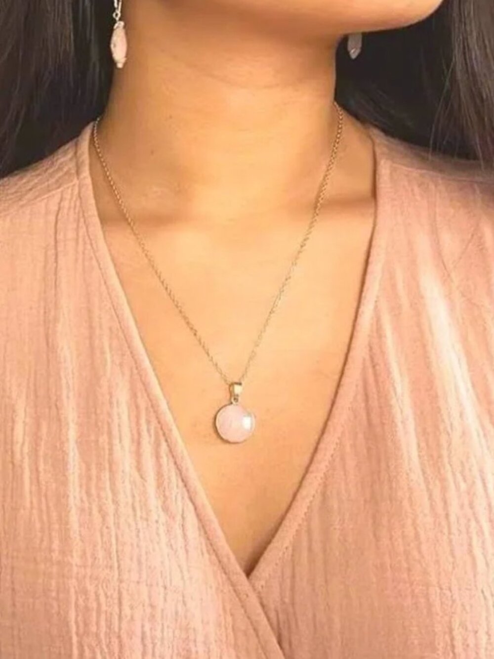 SANCTUARY PROJECT Rose Serenity Necklace 19" Adjustable Chain